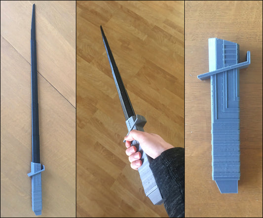 Dark Saber EXTENDABLE and RETRACTABLE