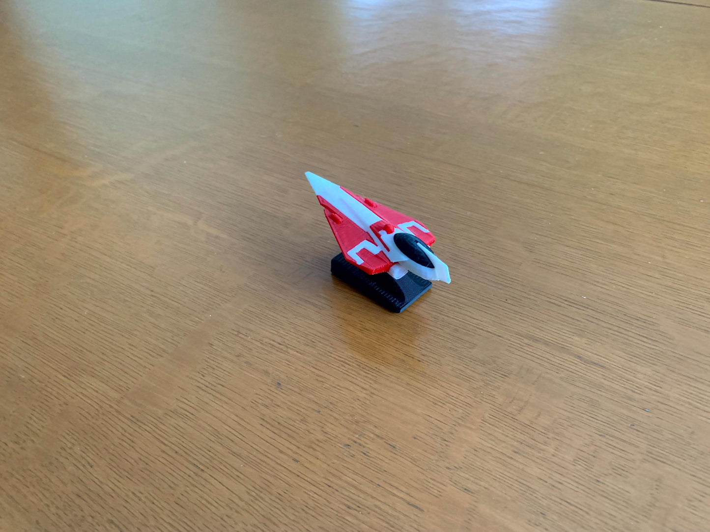 Red Starfighter Car Dashboard Drift Ornament