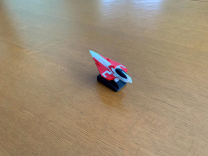 Red Starfighter Car Dashboard Drift Ornament