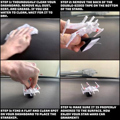 U-Wing Starfighter Car Dashboard Drift Ornament