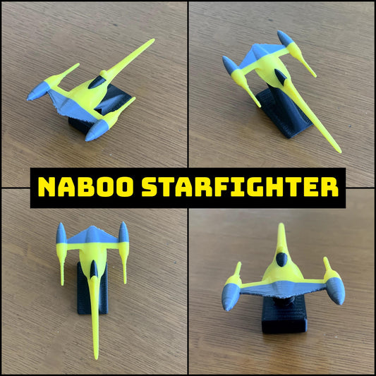 N-1 Starfighter Car Dashboard Drift Ornament