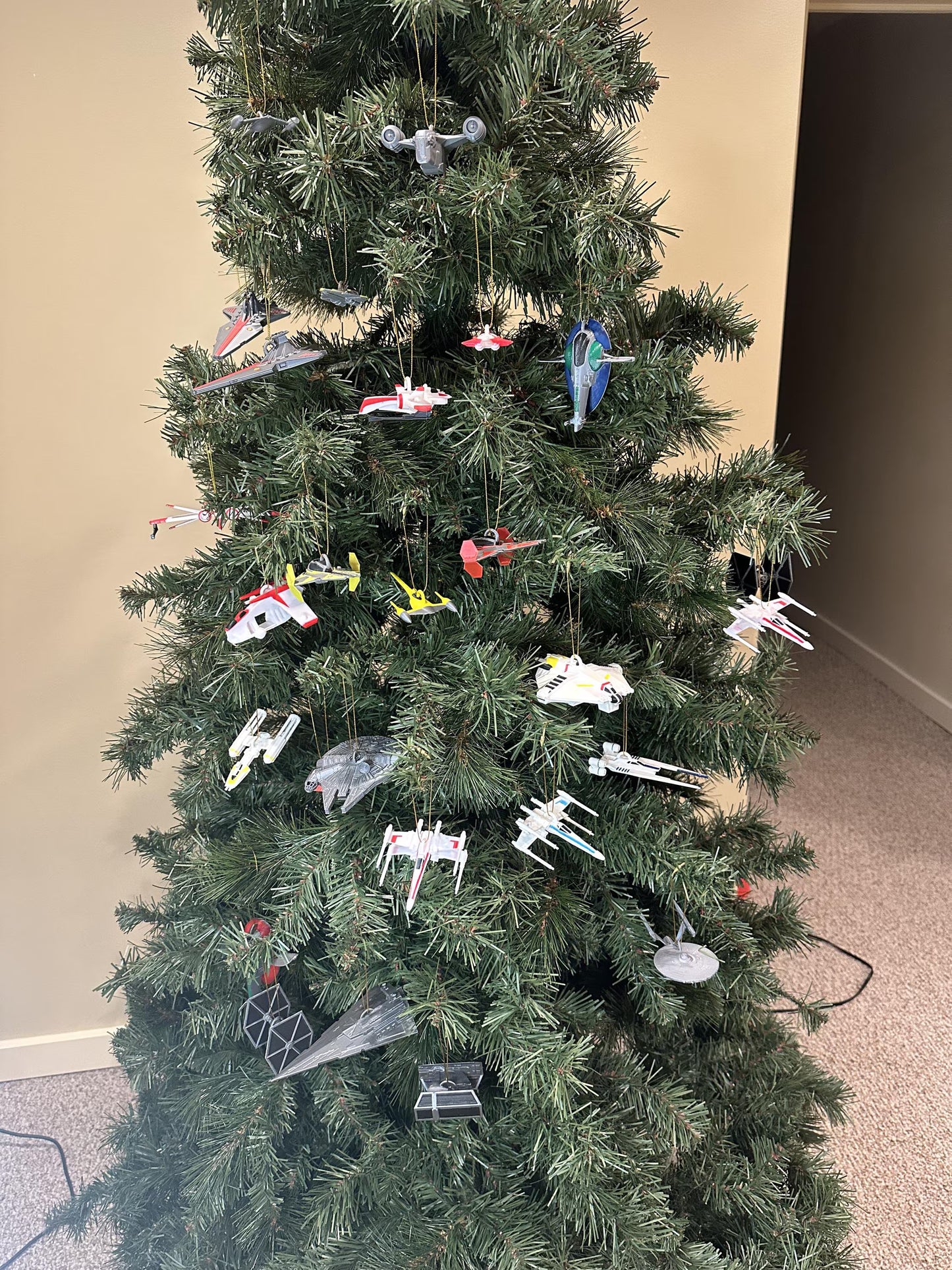 Starship Christmas Ornaments - 27 Different Starships Available