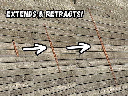 Bo Staff Cosplay Weapon | EXTENDABLE and RETRACTABLE