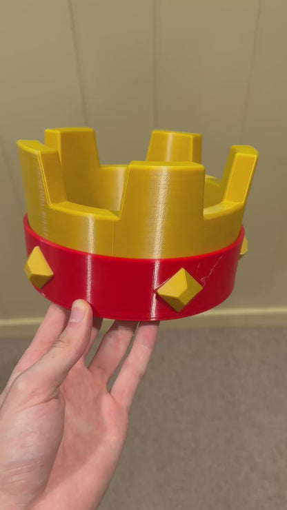 Clash King’s Crown – 3D Printed Display & Costume Prop