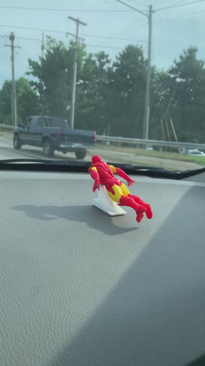 Iron Man Car Dashboard Decoration Ornament -- Drifts and Spins as you Drive!